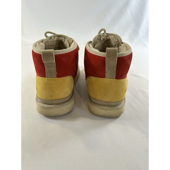 UGG Neumel Mashup Boots Men Sz 10 Brown Red Suede Chukka Ankle KC Chiefs main image 5